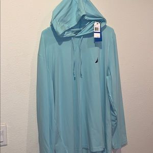 Nautica hooded performance tee
